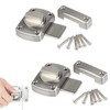 Queerelele Door Bolt Latch, Pack of 2 Rotating Bolt Lock,