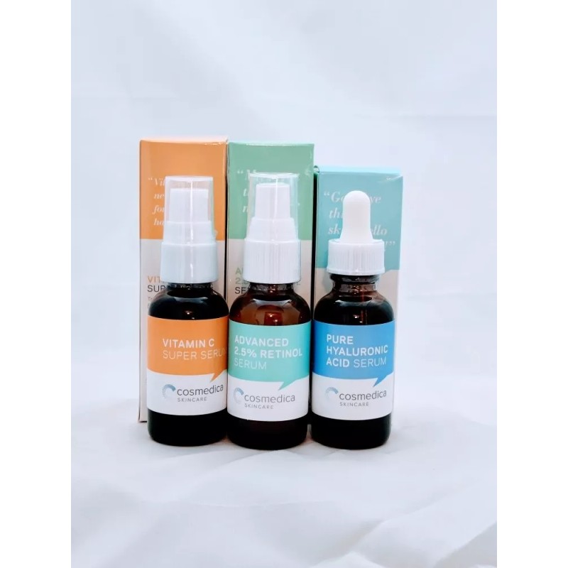 Cosmedica Trio Set Vitamin C Serum Retinol Hialuronico 3pack