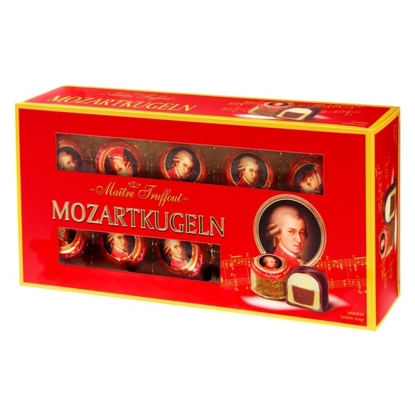 Maitre Truffout, Mozart Balls 10pc In Fancy 200g Box (2