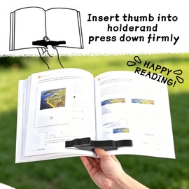 Dog Book Page Holder for Reading, 3D Printed One-Handed Reading Bookish Gifts & Accessory for Bookworms, Book Lovers & Readers