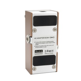 IRIN  EF-08 Electric Guitar Effect Pedal Portable Guitar Effector Mini Single Electric Guitar Effect Pedal with True Bypass - Digital Delay (Coffee)