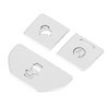 3pcs Central Control Button Sticker Aluminum Alloy Fit for Land