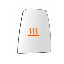 MKAREPART Mirror Glass Heated Top Left Compatible with Transit MK8 (2014 Onwards) BK3117K741BA-1823986 (Left Side)