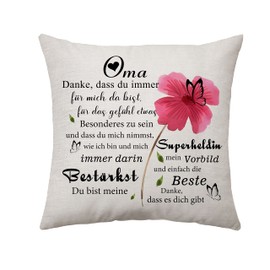 Aconesong Grandma Gifts Cushion Cover Gifts for Grandma Grandma Grandma Gifts for Women Birthday Mother's Day Special Gifts for Grandmother from Granddaughter Grandson (Grandma)
