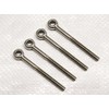 M5 Long Shank Eye Bolts Stainless Steel x4 (Metric Thread