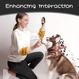 ZKGYUS 2 Stück Hundepfeife Rütter Rückruf, Klicker Hund, Lautlose Hundepfeife Hochfrequenz Lautlos,Erziehungshilfen für Hunde Pfeifen, Hundetraining Hundepfeifen, mit 1 Lanyard