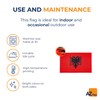 AZ FLAG - Albania Flag - 2x3 Ft - 100D