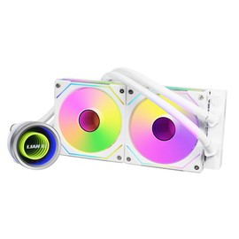 Lian-Li Galahad II Trinity 240mm All-In-One ARGB CPU Liquid Cooler - White