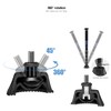 LEOFOTO Tripod Base SC-70 Swivel Rubber Base for Monopods
