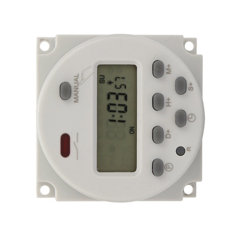 Small Type 7 Days Programmable Digital Displayed Timer Switch 1S~168h