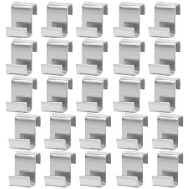 Zayin 25Pcs Z Clips for Greenhouse Glass Panes Greenhouse Clips for Glass Stainless Steel Greenhouse Z Clips Greenhouse Window Clips Glass Pane Fixings Clips for Greenhouse Glass Replacement Accessorie