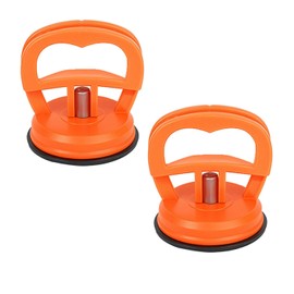 2-Pack Car Dent Puller Tool Kit - Professional Dent Removal for Cars, Glass, Screens, Tiles, and More! Perfect for Easy Dent Repair (2 Little Orange)