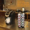 K Cups Holder,K Cup Carousel, Coffee Pods Storage Organizer Stand,Comes