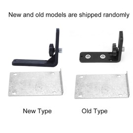 5/8inch Wall-Mounted Universal Thread Magnetic Bracket for Laser Level L Shape Fixed Stand - Black