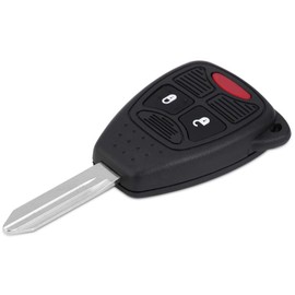 Aramox Car Key Fob Control Remoto de Entrada sin Llave, Control Remoto de Entrada de 3 Botones Sin Cortar Reemplazo de Llavero de Coche con Chip para Keyless