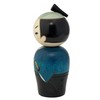 Usaburo Kokeshi, Made in Japan, Kokeshi Samurai (Height 5.3 inches