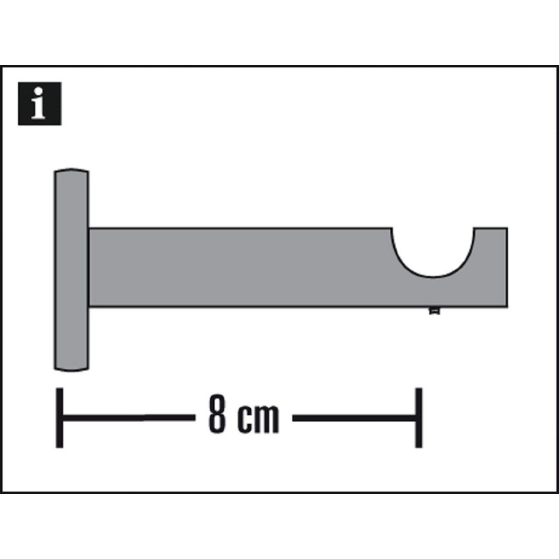 Gardinia Support for Curtain Rods