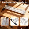 Reglas t de marcado de carpintería de ultra precisión set,
