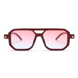 FEISEDY Vintage Square 70s Flat Aviator Sunglasses Women Men Classic Retro Stylish Frame UV400 Sunglasses B2622