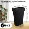 BSTKEY 23 Gallon Stretch Spandex Trash Can Cover, 2 Pack