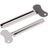6pcs Toothpaste Squeezer Stainless Steel,Toothpaste Tube Squeezer Tool,Toothpaste Roller Tube