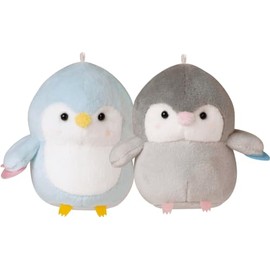 Klux 115454 Nikonui Nikonui Noodle Key Holder, Set of 2, Match, Chunky Cheeks Stick with Magnets, Penguin Plush Toy