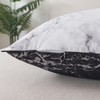 WUMIUER Marbled Cushion Cover 40 x 80 cm (Set of