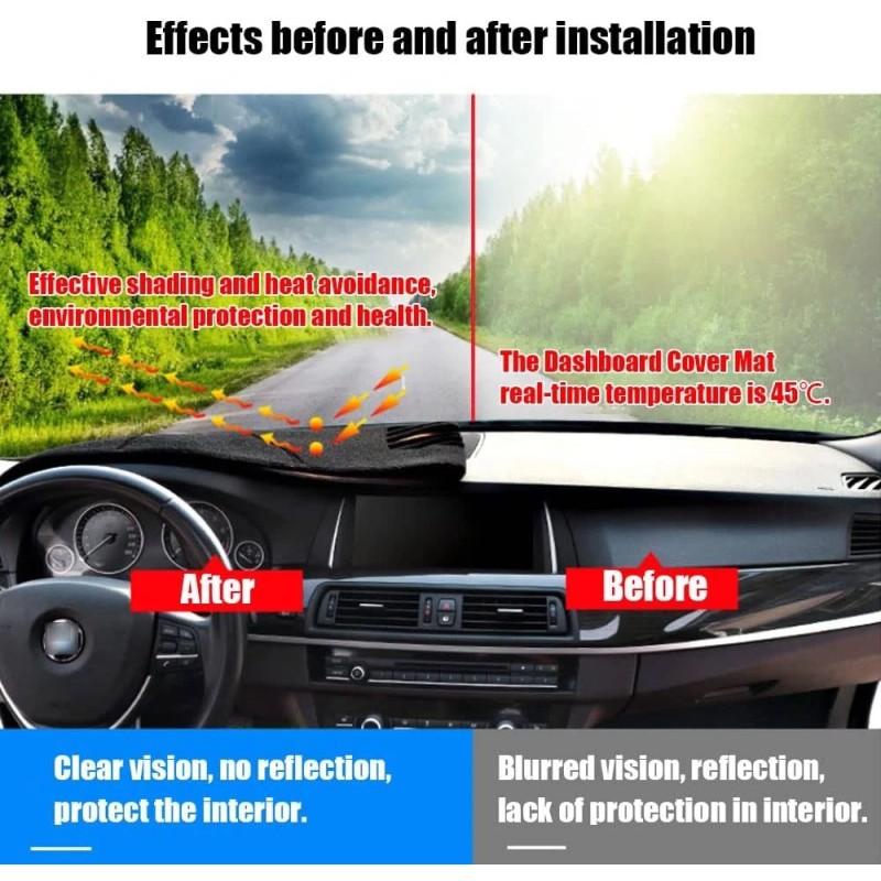 For Jeep Grand Cherokee L 21-25 Non-slip Dash Board Cover