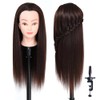 Training Head, Free Clamp for Braiding 26-28" Barber Head 100%