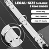 Henoyso 4 Pcs Legal Size Binder 3 Ring 2" Durable