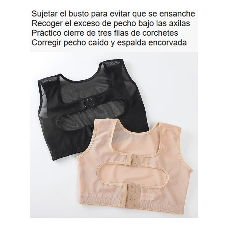 Corrector Postura Sujetador De Soporte Para El Pecho Blanco G
