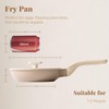 PRICUSIS Nonstick Frying Pan with Lid, Healthy Skillet, Egg Pan