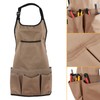 Oxford Cloth Garden Apron with 14 Pockets, Waterproof Thickening Garden
