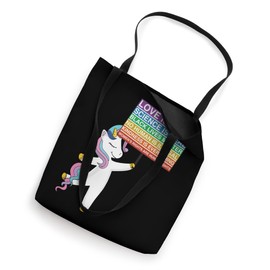 Social Justice Unicorn Protest Womens Equality Feminist Girl Tote Bag