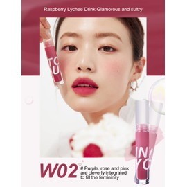 INTO YOU Liquid Lipstick Velvet Matte Lip Gloss Lightweight Long Lasting Non Sticky Lip Glaze Waterproof Lip Tint Lip Stains