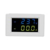 Digital Display Voltmeter Accurate White Black Measuring Current Machine EquipmentDouble