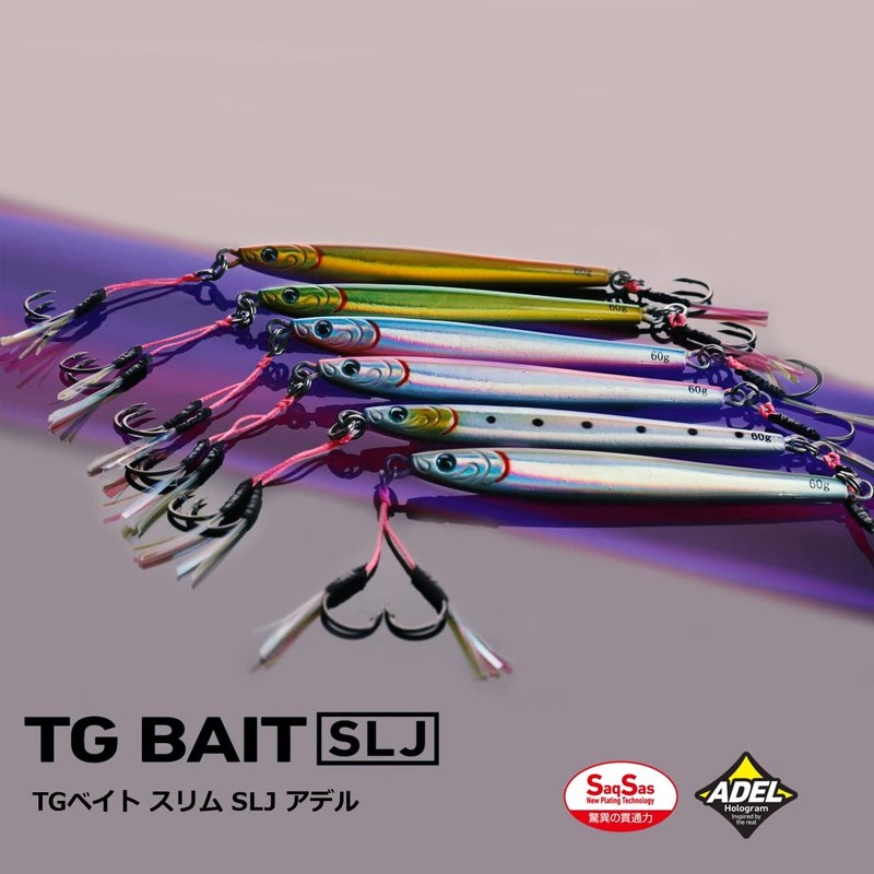DAIWA Metal Jig TG Bait Slim SLJ 30g Adele Flash