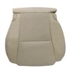 FZJDSD Tan Driver Side Bottom Perforated Leather Replacement Seat Covers