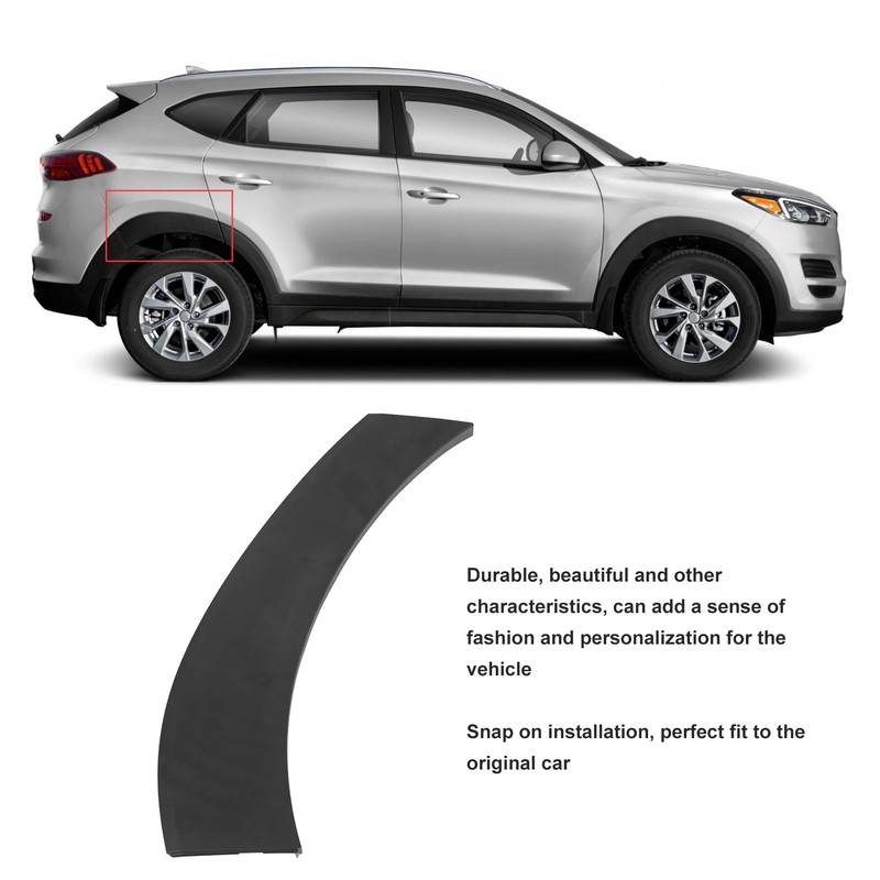 Rear Mudguard Molding Trim Protective Rugged Rear Mudguard Wheel Molding