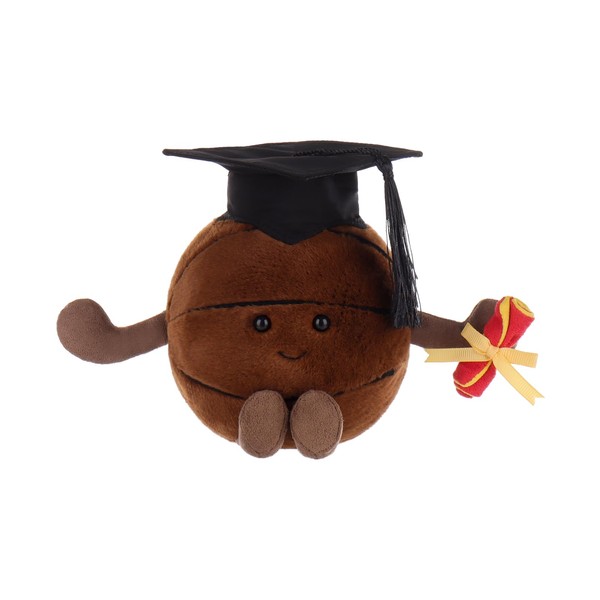 Apricot Lamb Abschluss Basketball Ball Sport Plüschtiere für Kinder, weiche