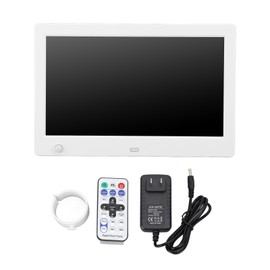 7.8inch Digital Picture Frame 1080P HD LED Screen Human Sensor Remote Control Digital Photo Frame for Photo Display Video Playback US Plug 100‑240V