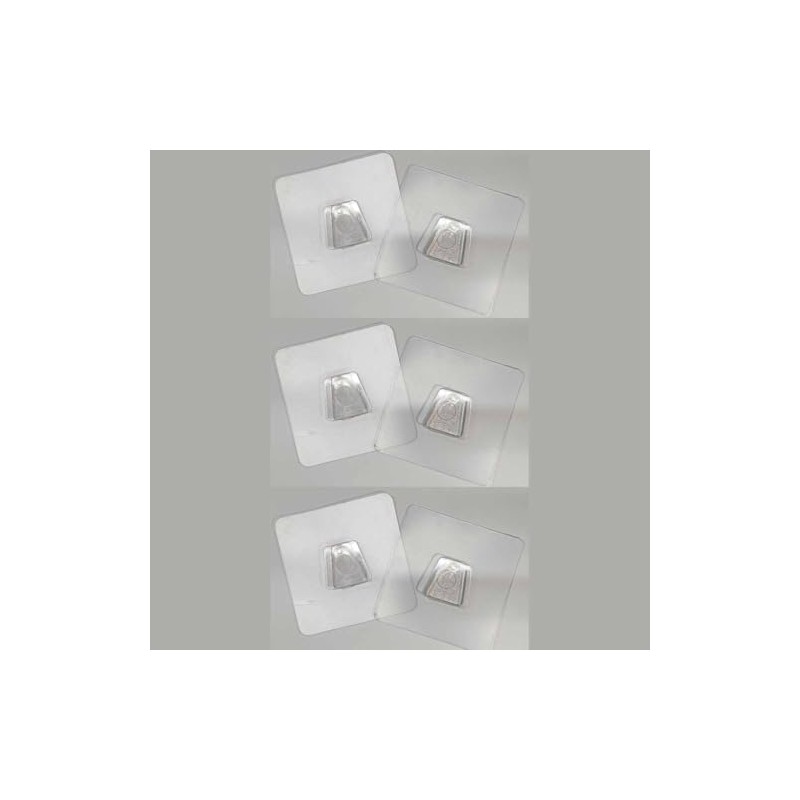 Trapezoidal Sticky Pads, for Sotfamily Corner Shower Caddy, 6PCS