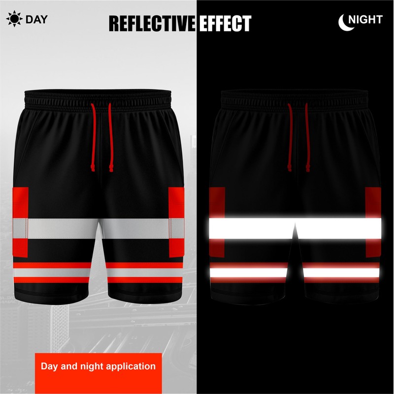 mymixtrendz Mens Reflective High Visibility Hi Viz Safety Work Wear