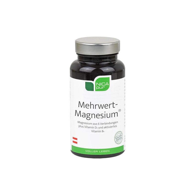 Nicapur Added Value Magnesium Capsules Pack of 60 Capsules