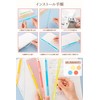 Paper Fasteners, Pack of 20 Colorful/Clear White Flexible, 2 Holes,