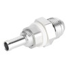 Hose Barb, AN8 3/8 Flare Bulkhead Hose Barb Aluminum Alloy