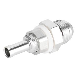 Hose Barb, AN8 3/8 Flare Bulkhead Hose Barb Aluminum Alloy Universal Quick Connect Joint Fuel Tank Fitting