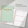 MSTONAL Undated Weekly Planner, 52 Sheets Weekly Goals Notebook, 6.4x8.4