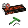 Bones Reds Bearings + Skate T-Tool + Spacers (Green)