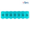 Apex 7 Day Bubble Lok Weekly Pill Organizer, Weekly Pill